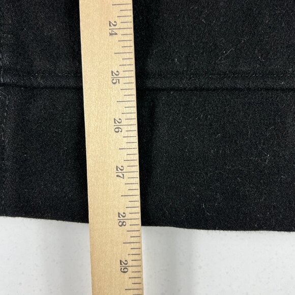 Schott Jacket Men's Extra Large Black Faded Wool Blend Full Zip Bomber Pockets - Picture 14 of 16